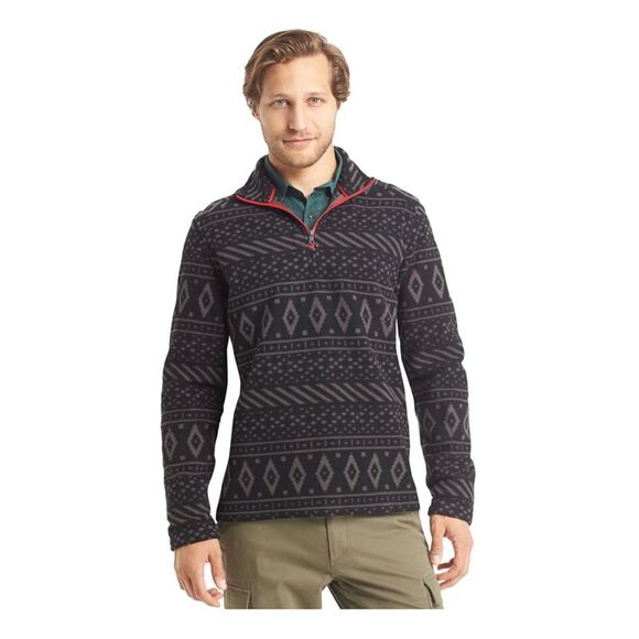 G.H. Bass & Co. Mens Printed Sweatshirt, Black, NWT - Picture 1 of 1